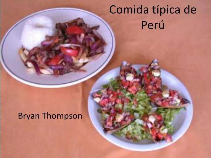 comida t pica de per