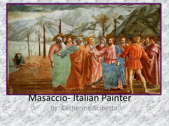 masaccio italian painter