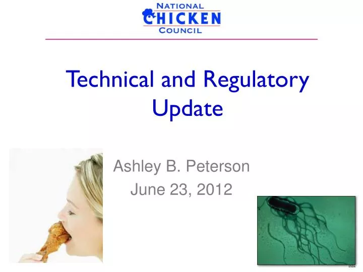 technical and regulatory update