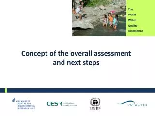 Concept of the overall assessment and next steps