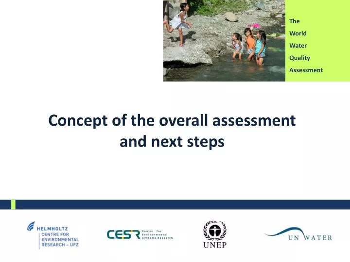 concept of the overall assessment and next steps
