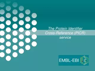 The Protein Identifier Cross-Reference (PICR) service
