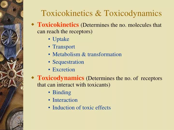 toxicokinetics toxicodynamics