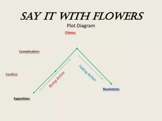 Say it with Flowers Plot Diagram