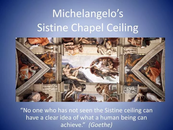 michelangelo s sistine chapel ceiling