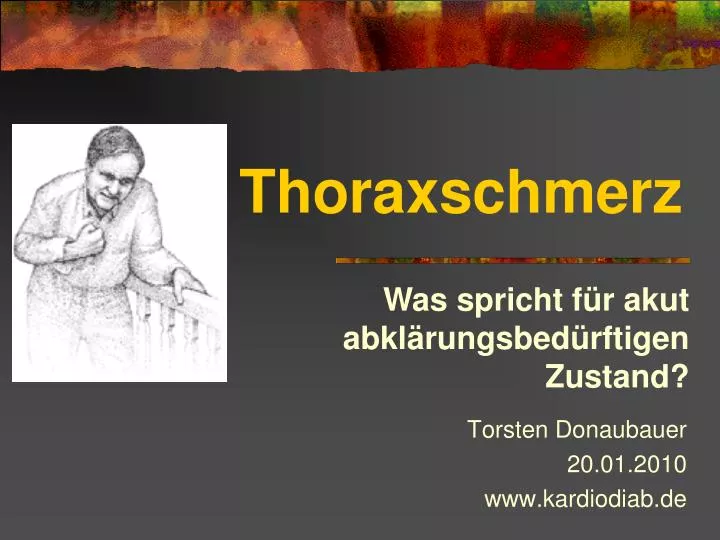 thoraxschmerz