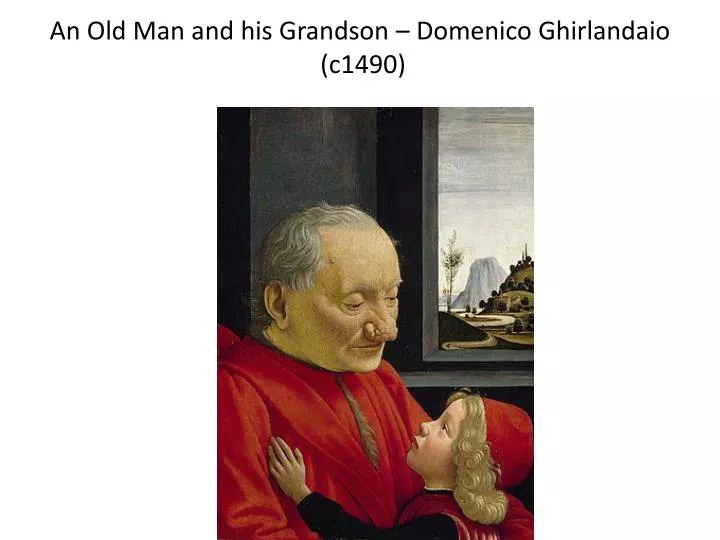 an old man and his grandson domenico ghirlandaio c1490