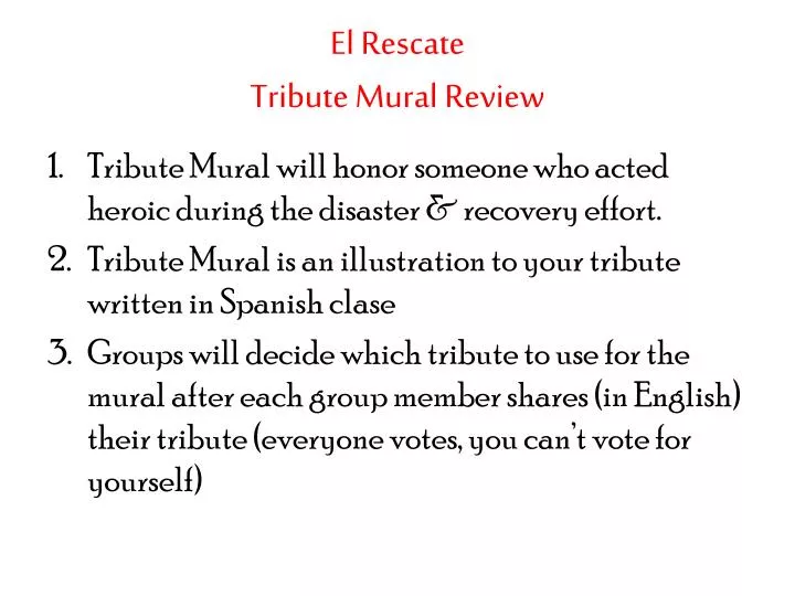el rescate tribute mural review