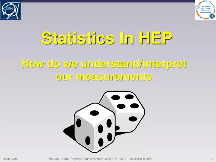 statistics in hep