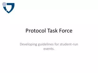 Protocol Task Force