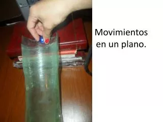 movimientos en un plano
