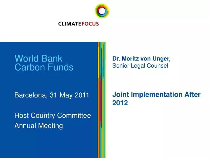 world bank carbon funds