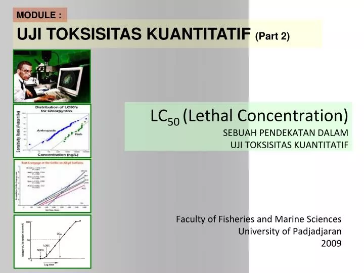 lc 50 lethal concentration sebuah pendekatan dalam uji toksisitas kuantitatif