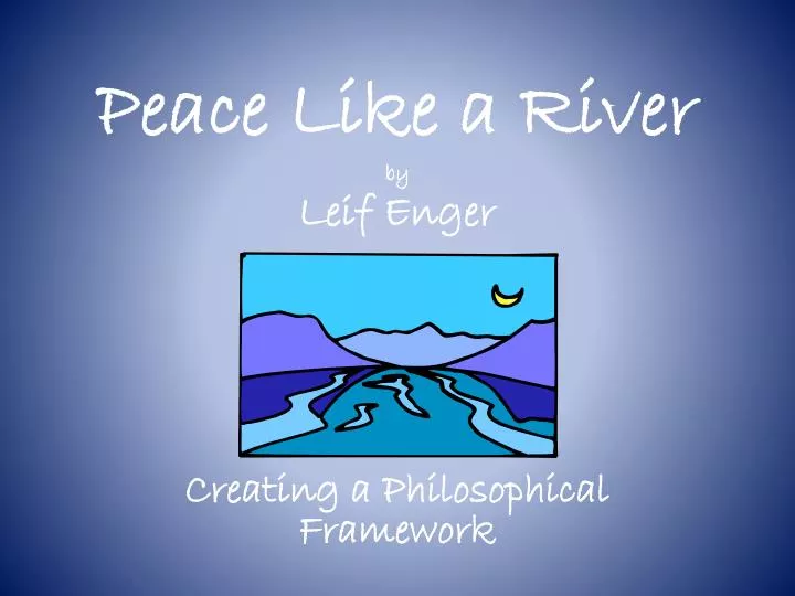 peace like a river by leif enger