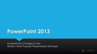 PowerPoint 2013