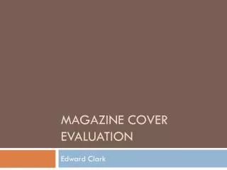 Magazine cover evaluation