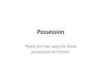 Possession