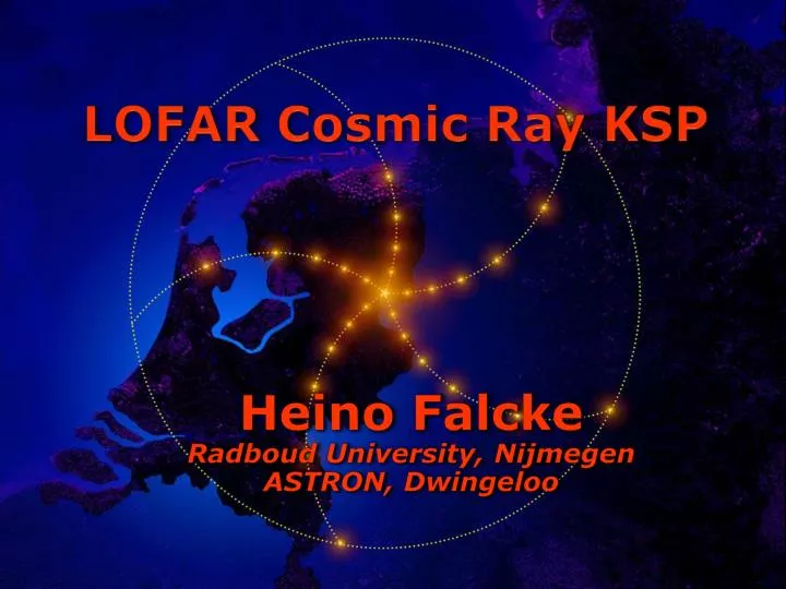 lofar cosmic ray ksp
