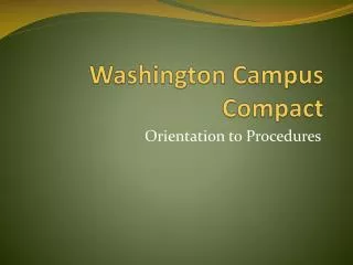 Washington Campus Compact