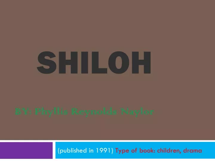 shiloh