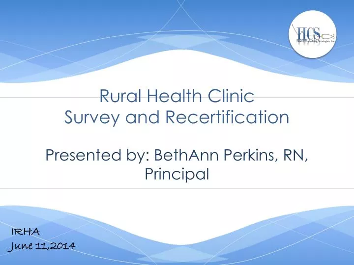 rural health clinic survey and recertification
