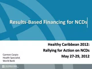 Results-Based Financing for NCDs