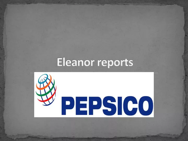 eleanor reports