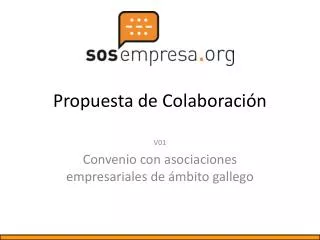 propuesta de colaboraci n