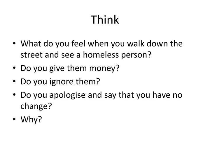 think