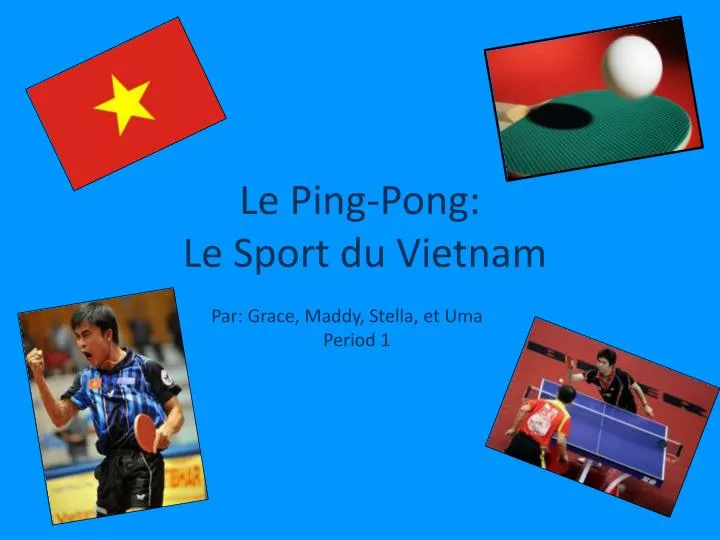 le ping pong le sport du vietnam