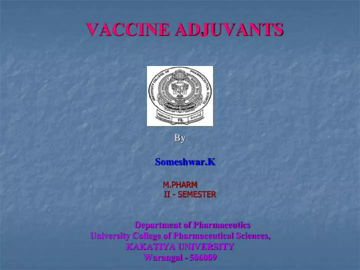 vaccine adjuvants