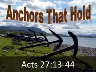 Acts 27:13-44