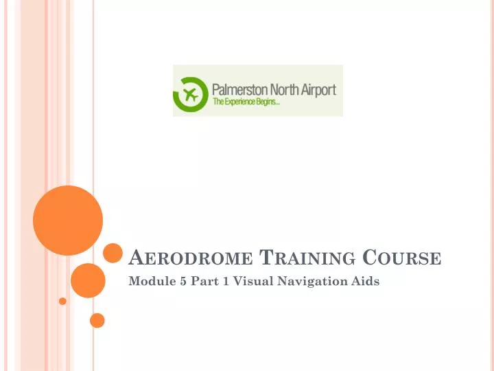 aerodrome training course