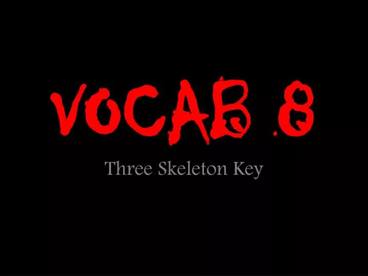 vocab 8
