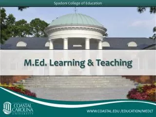 M.Ed. Learning &amp; Teaching