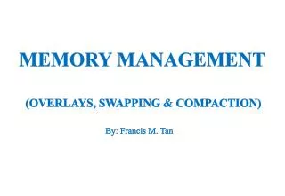 Memory management