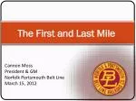 The First and Last Mile