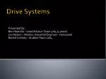 Drive Systems - slide 1