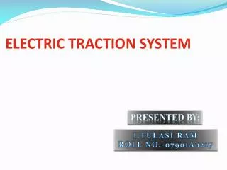 ELECTRIC TRACTION SYSTEM