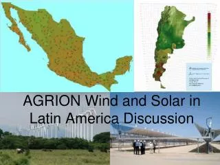 agrion wind and solar in latin america discussion