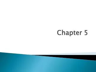 Chapter 5