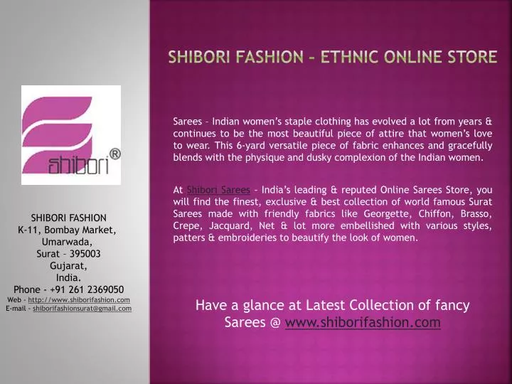 shibori fashion ethnic online store