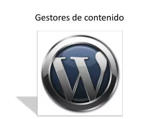 gestores de contenido