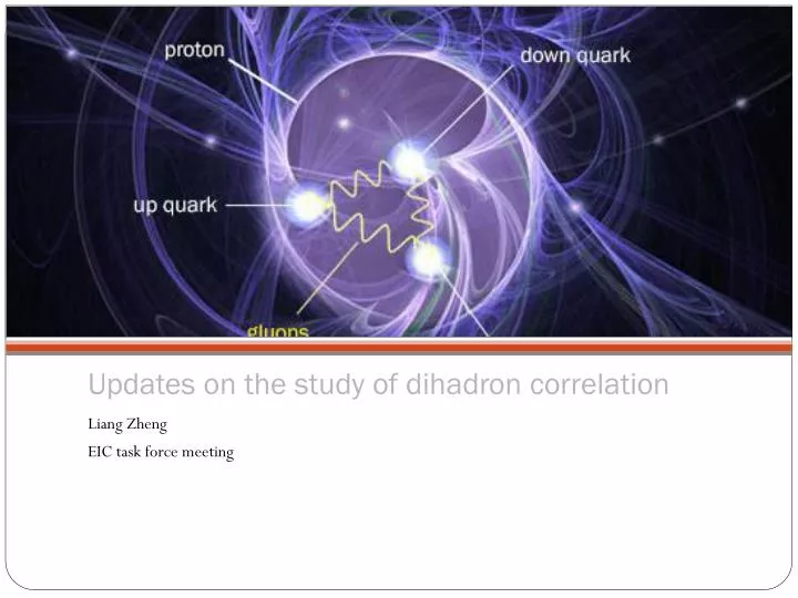 updates on the study of dihadron correlation