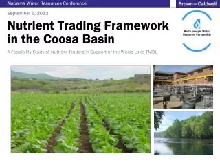 Nutrient Trading Framework in the Coosa Basin