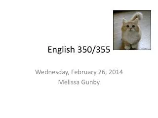 English 350/355