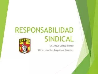 responsabilidad sindical