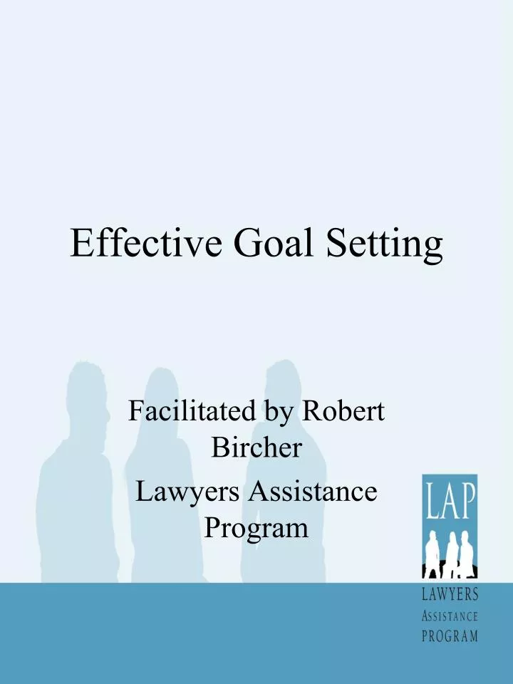 effective goal setting