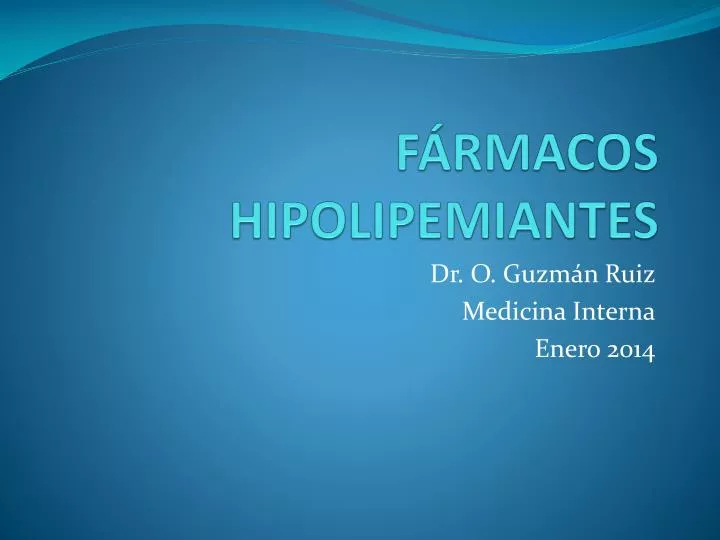 f rmacos hipolipemiantes