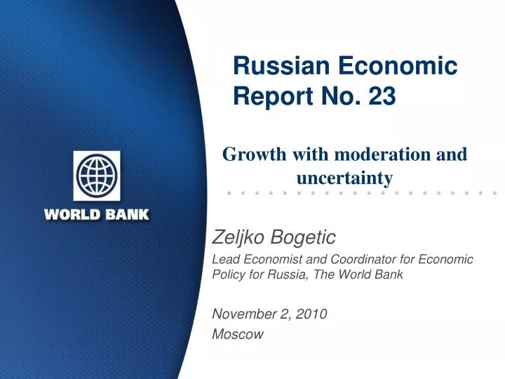 russian economic report no 23